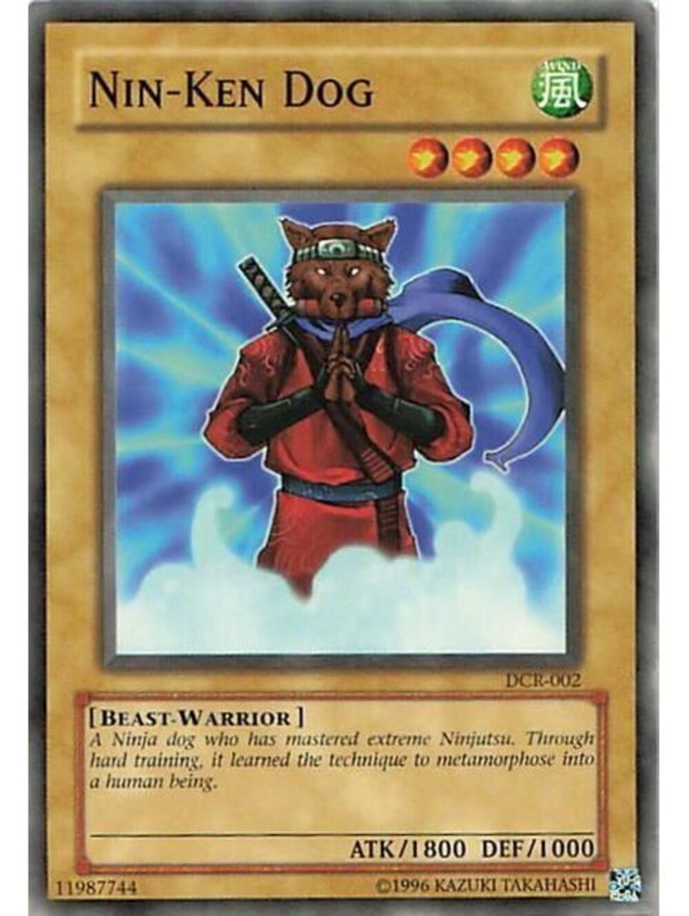 Yu-Gi-Oh! TCG 2005 Nin-Ken Dog LP DR1
